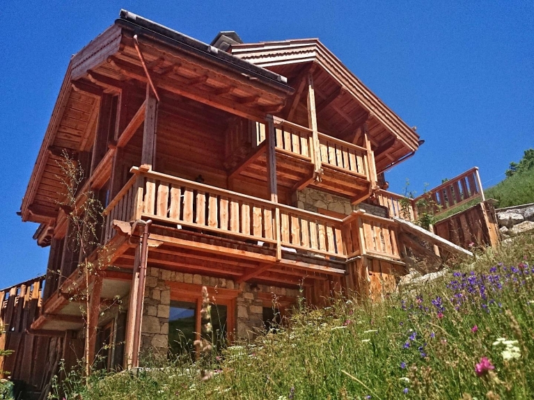 Location Chalet Luxe Vars Pied Des Pistes Piscine Interieure Spa