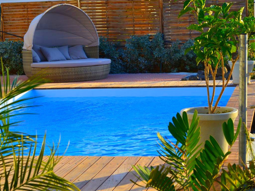 Location villa saint francois avec vue mer avec piscine