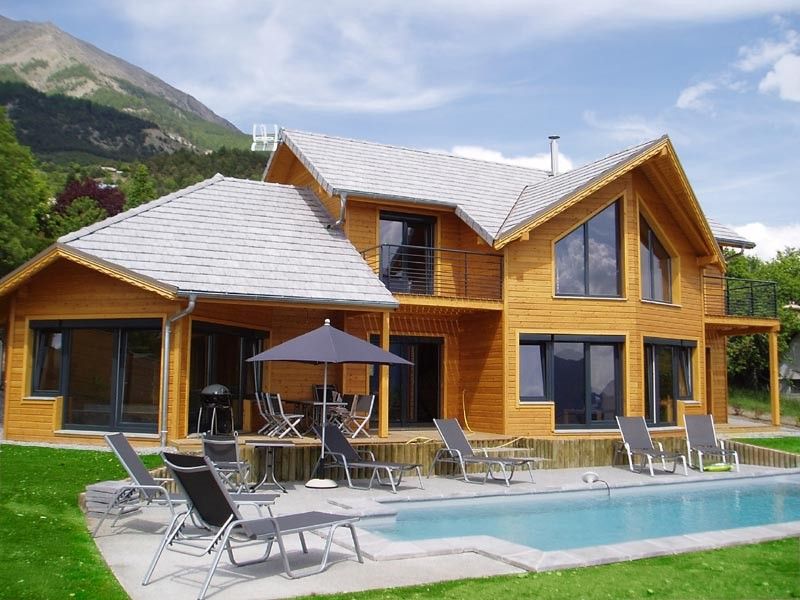 Location Chalet Luxe Serre Poncon Piscine Privee Chauffee Balneo Vue