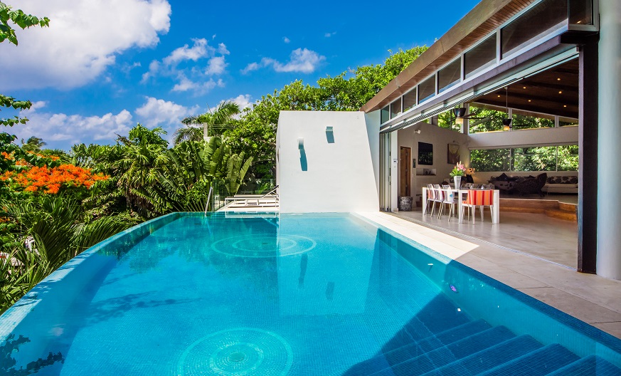 Riviera Maya Location Villa Playa Del Carmen Piscine