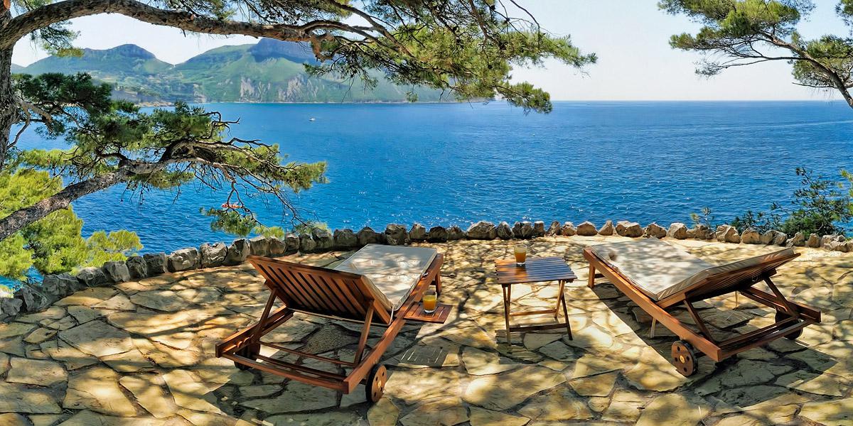 Cassis Cap Canaille Location Villa Provence Bord De Mer Piscine Privee