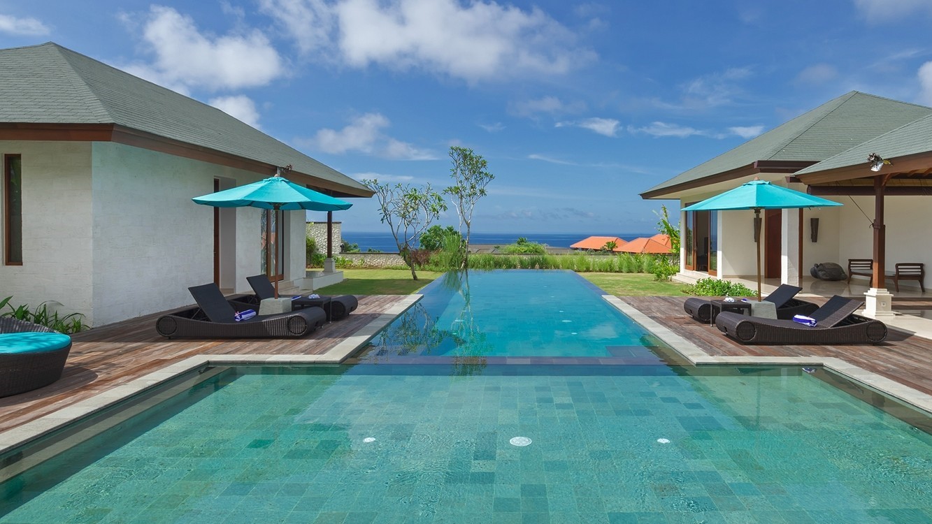 Indonesie Bali Location Villa Uluwatu Proche De La Falaise Ungasan