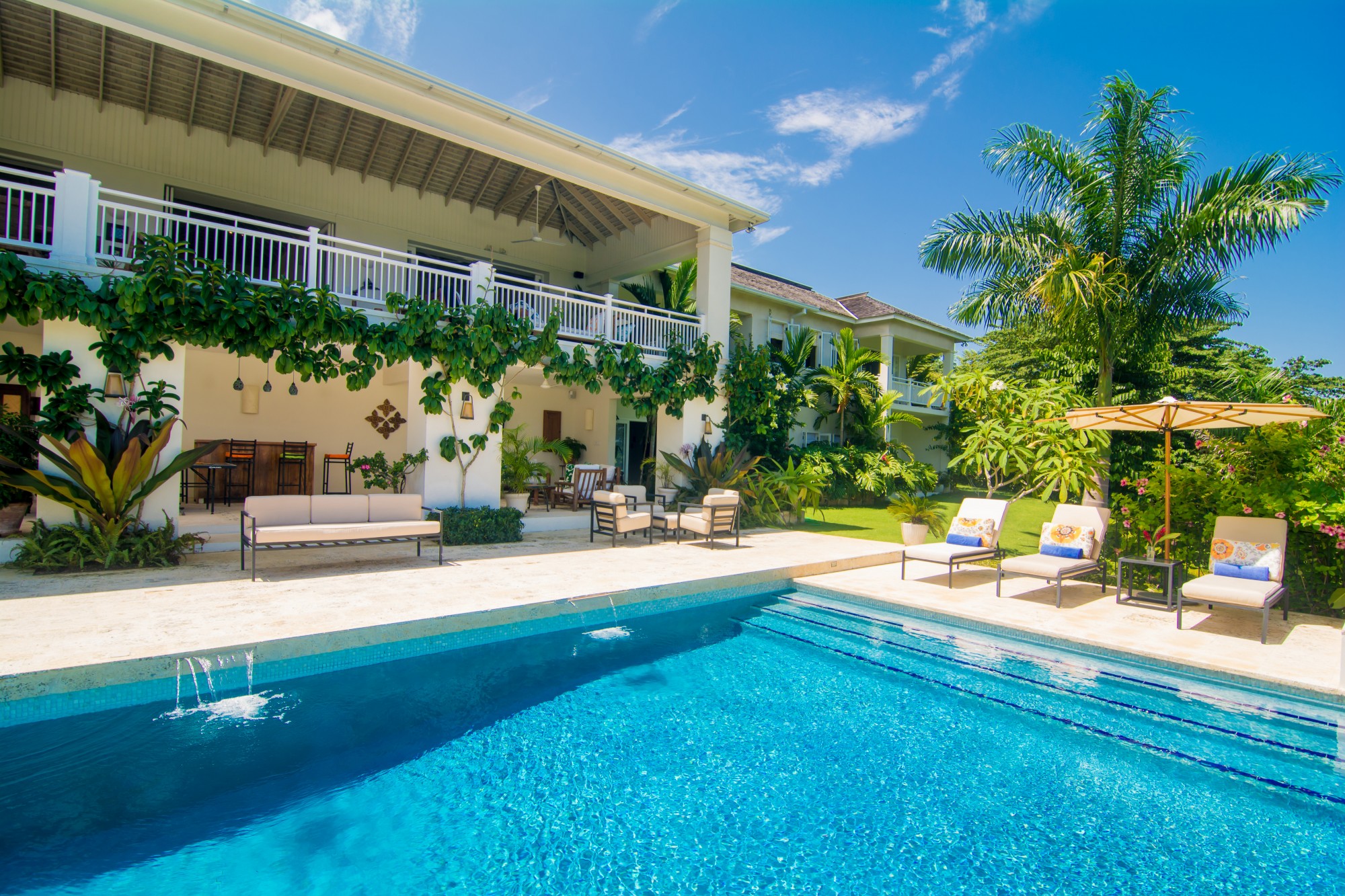 Location villa Jamaique Montego Bay avec piscine chauffée et personnel