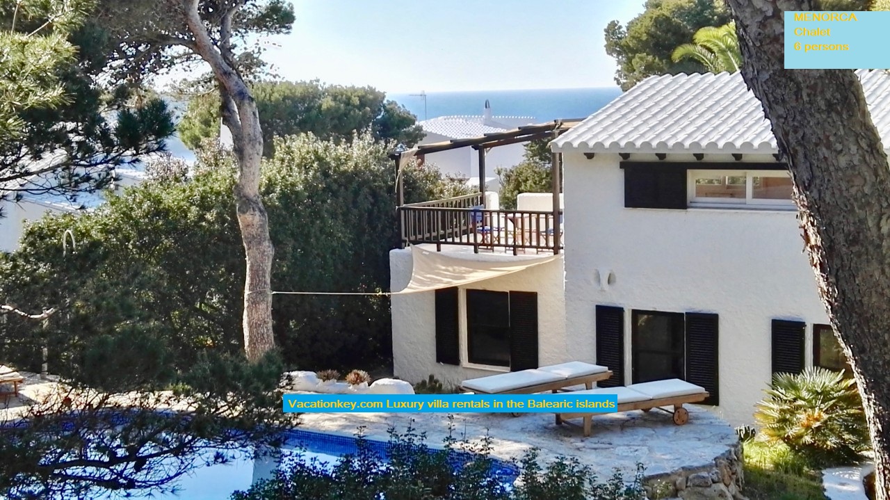 Location Chalet Avec Piscine Privee Minorque Iles Baleares 6 Personnes