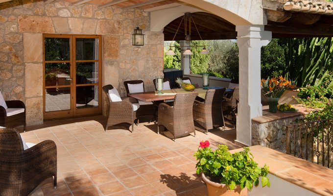 Iles Baléares Location villa luxe  Majorque Pollença piscine chauffée vue mer