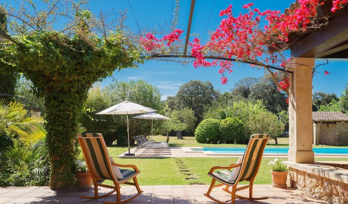 Iles Baléares Location villa luxe Majorque Pollença piscine chauffée vue montagne