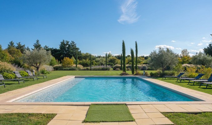 Provence location villa luxe Cavaillon Luberon piscine privee