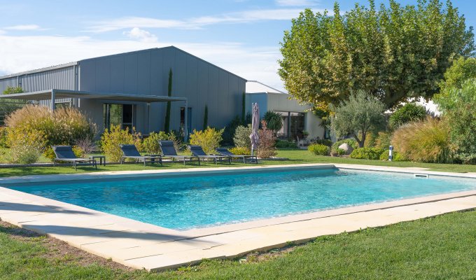 Provence location villa luxe Cavaillon Luberon piscine privee