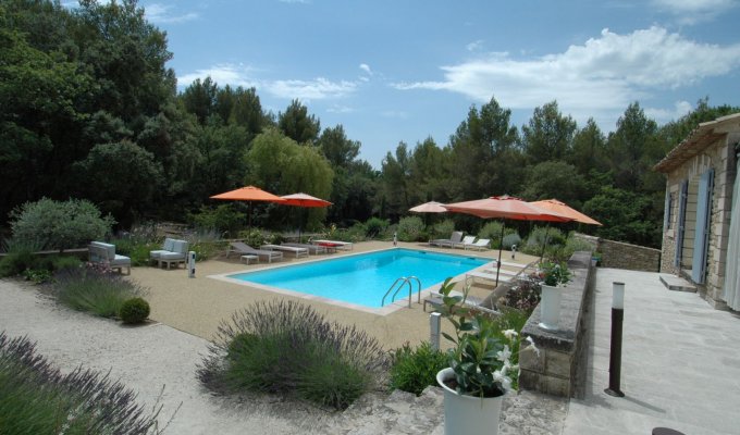 Provence location villa luxe Luberon avec piscine privee chauffee