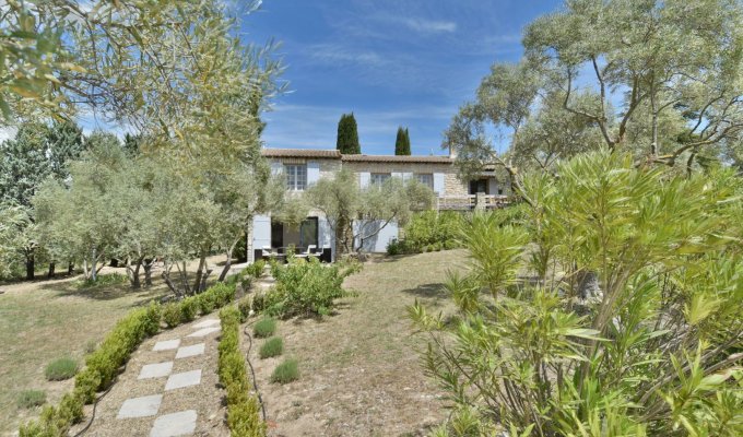 Provence location villa luxe Luberon avec piscine privee chauffee