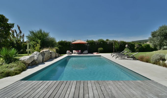 Provence location villa luxe Luberon avec piscine privee chauffee 