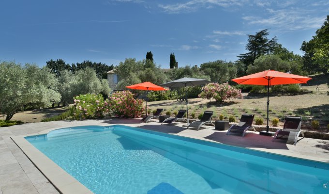 Provence location villa luxe Luberon avec piscine privee chauffee 