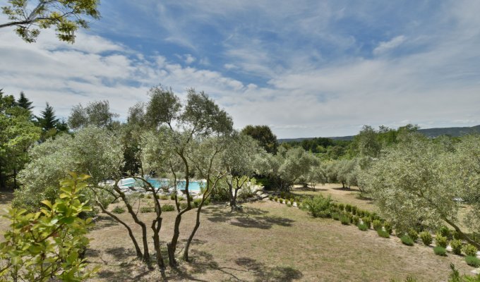 Provence location villa luxe Luberon avec piscine privee chauffee