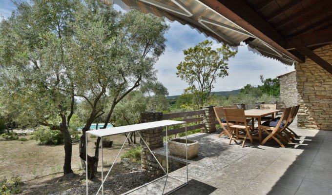 Provence location villa luxe Luberon avec piscine privee chauffee