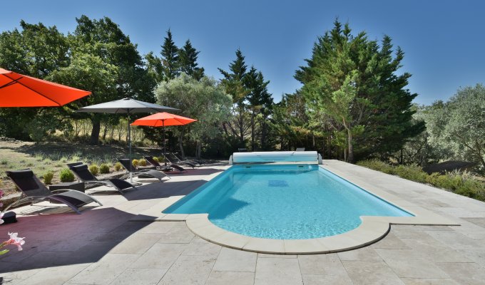 Provence location villa luxe Luberon avec piscine privee chauffee