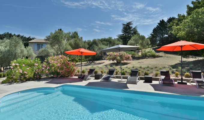 Provence location villa luxe Luberon avec piscine privee chauffee