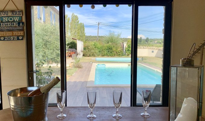 Provence location mas luxe Luberon avec piscine privee chauffee