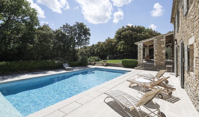 Provence location villa luxe Luberon avec piscine privee chauffee à Gordes