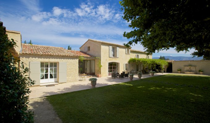 Provence location villa luxe Luberon avec piscine privee chauffee