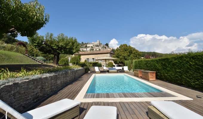 Provence location villa luxe Luberon avec piscine privee chauffee