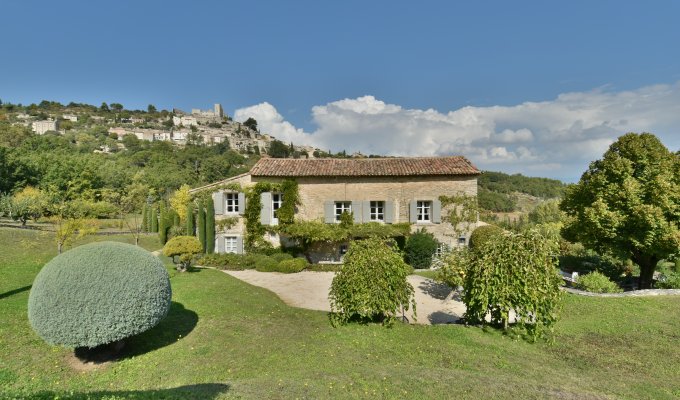 Provence location villa luxe Luberon avec piscine privee chauffee