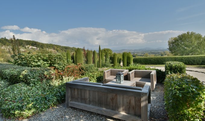 Provence location villa luxe Luberon avec piscine privee chauffee