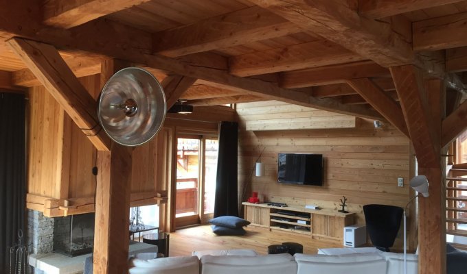 Location Chalet Luxe Serre Chevalier pied des pistes spa services conciergerie