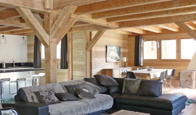 Location Chalet Luxe Serre Chevalier pied des pistes spa services conciergerie