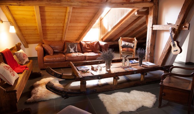 Location Chalet Luxe Serre Chevalier pied des pistes piscine interieure services conciergerie