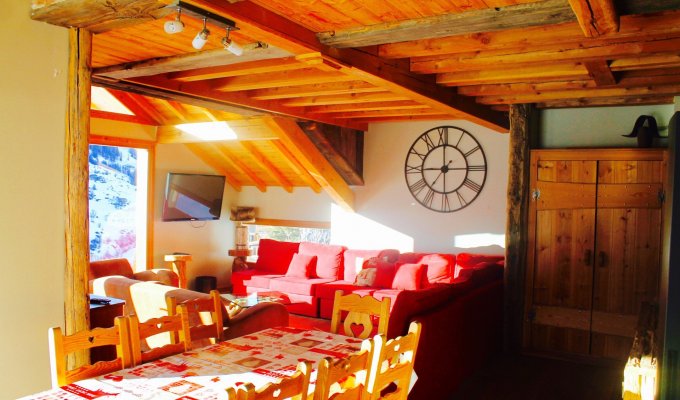 Location Chalet Luxe Vars pied des pistes spa