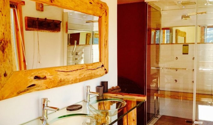 Location Chalet Luxe Vars pied des pistes spa