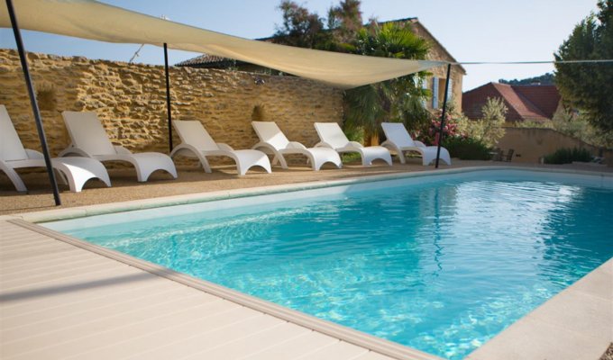 Mont Ventoux location villa Provence avec piscine privee chauffee et spa