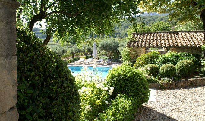 Provence location villa luxe Luberon avec piscine privee