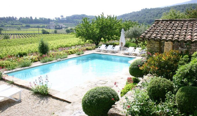 Provence location villa luxe Luberon avec piscine privee