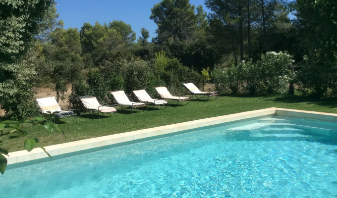 Location villa Saint Remy de Provence avec piscine privee chauffee