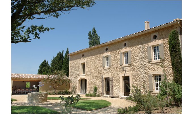 Provence location villa luxe Luberon avec piscine privee chauffee à Gordes