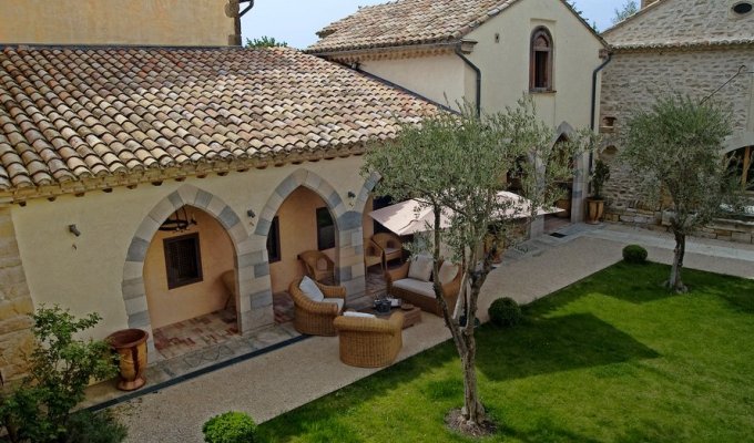 Enclave des Papes location villa luxe Provence avec piscine privee hammam