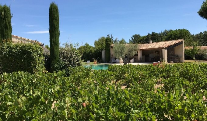 Location villa luxe Saint Remy de Provence avec piscine privee chauffee