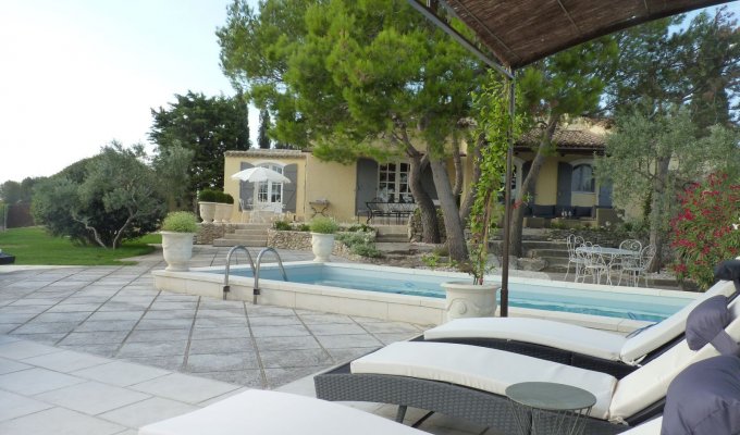 Location villa luxe Saint Remy de Provence avec piscine privee chauffee