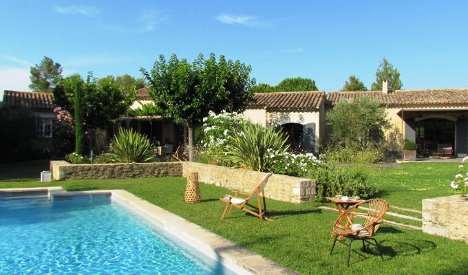 Location villa luxe Saint Remy de Provence avec piscine privee