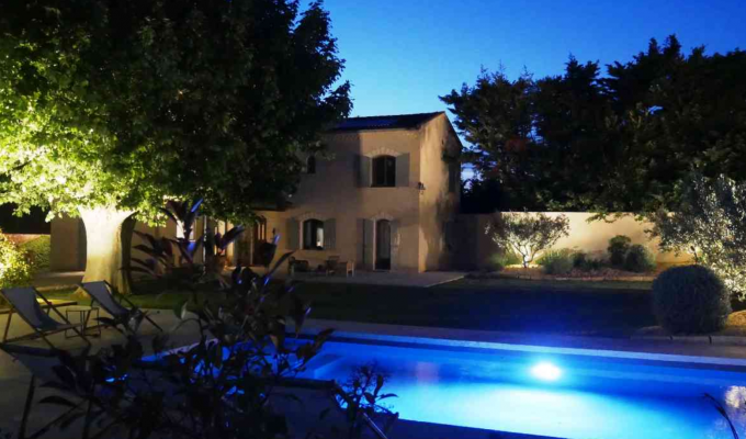 Location villa luxe Saint Remy de Provence avec piscine privee