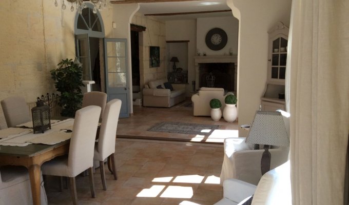 Location villa luxe Saint Remy de Provence avec piscine privee chauffee