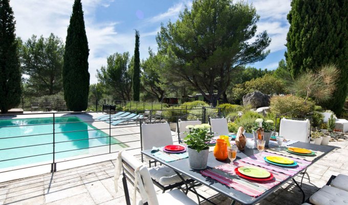 Location villa luxe Saint Remy de Provence avec piscine privee