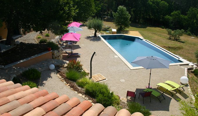 Provence location villa luxe Luberon avec piscine privee