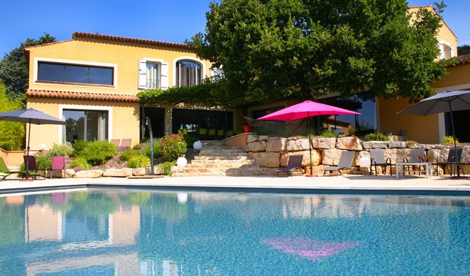 Provence location villa luxe Luberon avec piscine privee