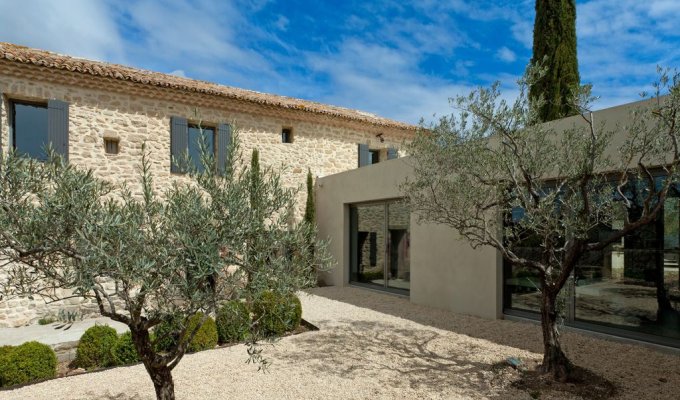 Mont Ventoux location villa luxe Provence avec piscine privee chauffee