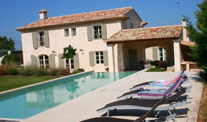 Location villa luxe Saint Remy de Provence avec piscine privee