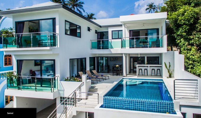 Thailande Location Villa à Koh Samui sur les hauteurs de Lamai avec piscine privée