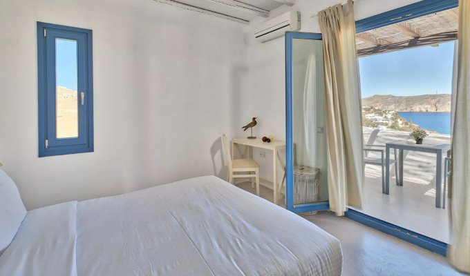 Grece Location Villa Mykonos piscine privée vue mer proche de la plage