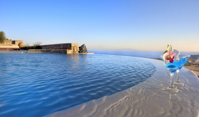 Grece Location Villa Mykonos piscine privée vue mer